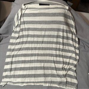 Gray/white Milksnob multi-use cover, car seat, nursing, shopping cart